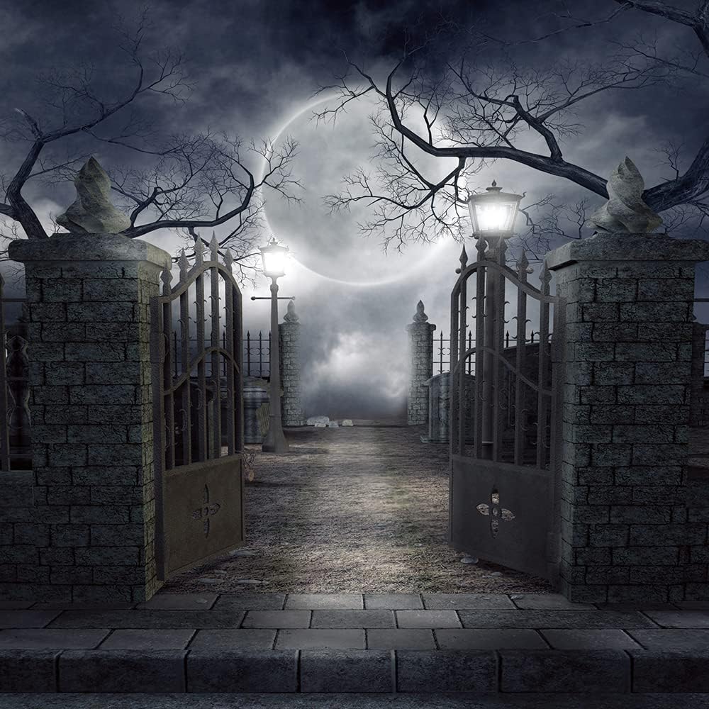 8x8ft Halloween Backdrop for Photography - Nightmare Theme Decor