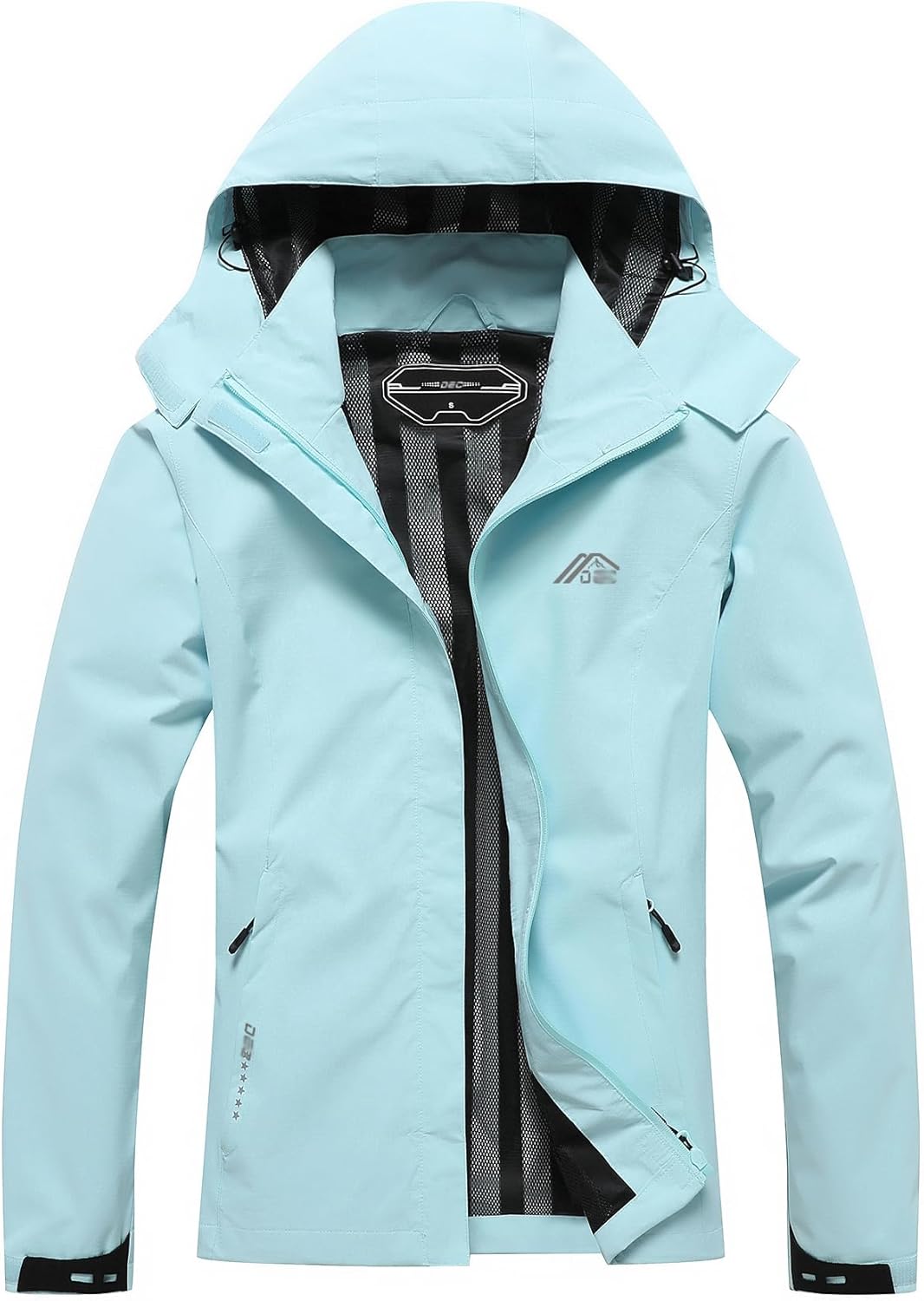 Women's Waterproof Raincoat Lightweight Jacket for Outdoor Use