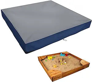 SOFW Sandbox Cover for 48in Square Sandpits - Waterproof & Durable