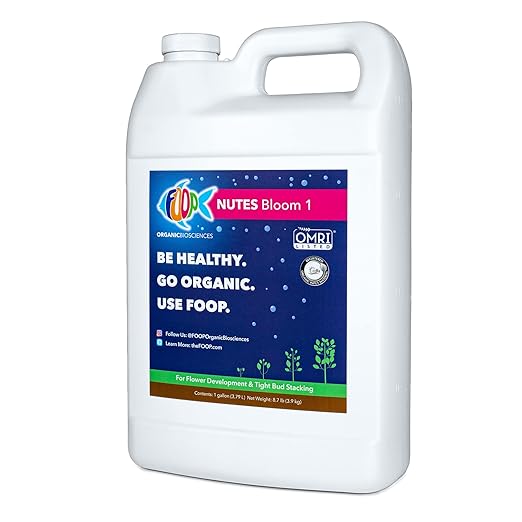 FOOP Nutes Bloom 1: Organic Plant Nutrients for Maximum Yield