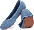 Frank Mully Women's Ballet Flats Round Toe Slip On - Soft Lightweight