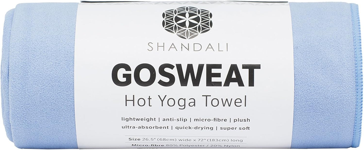 Non-Slip Hot Yoga Towel by Shandali - Ultra-Absorbent & Colorful