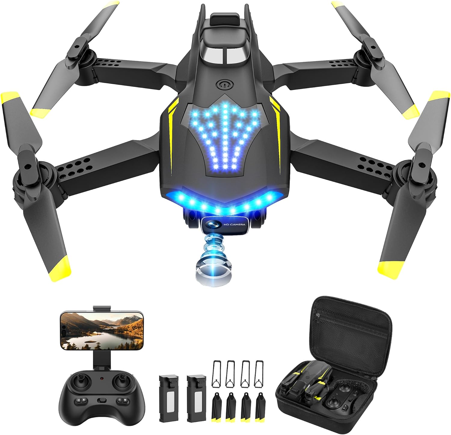 Drone with Camera for Kids and Adults, Gesture Control Fun