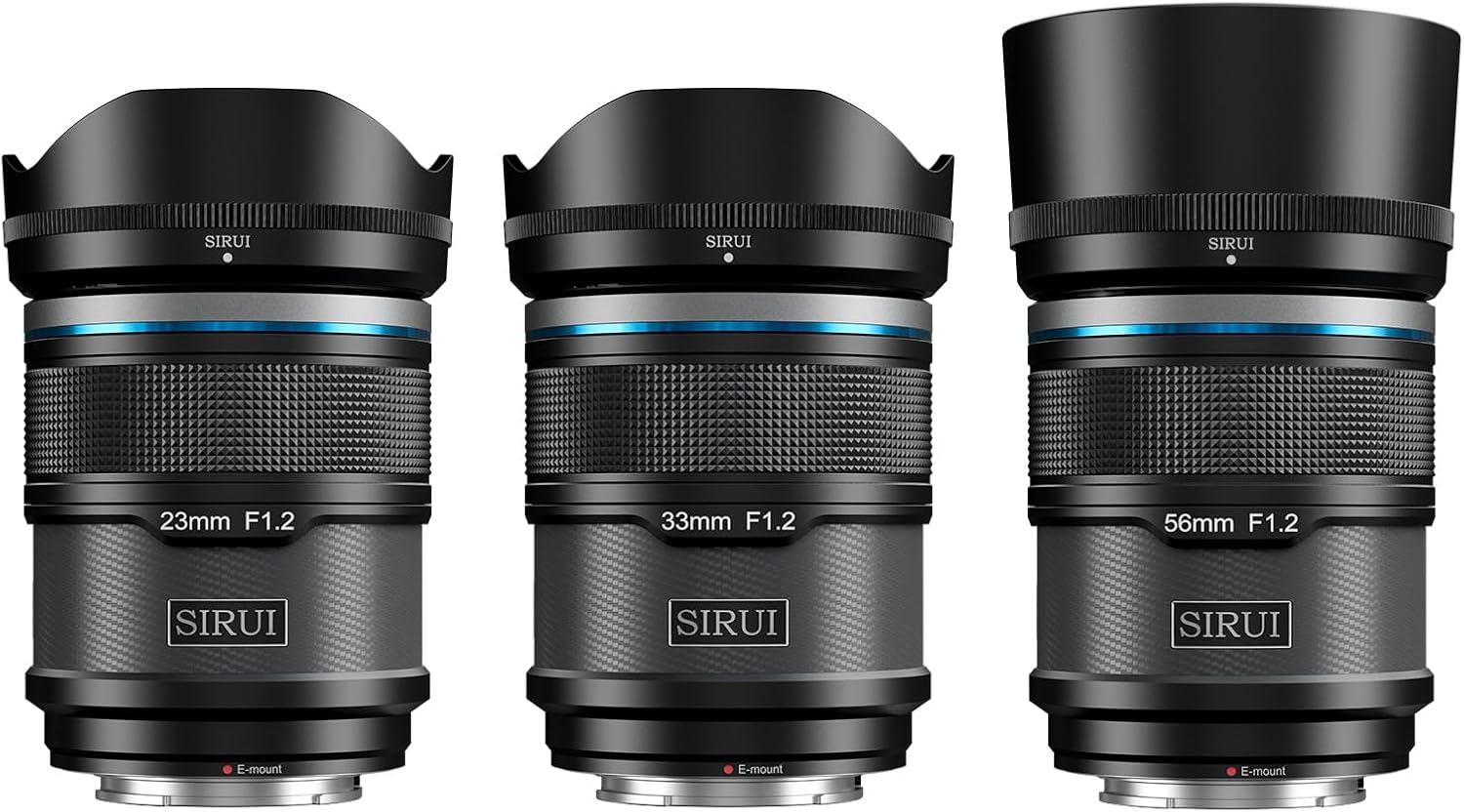 SIRUI Sniper Autofocus Lens Set for APS-C Cameras, F1.2