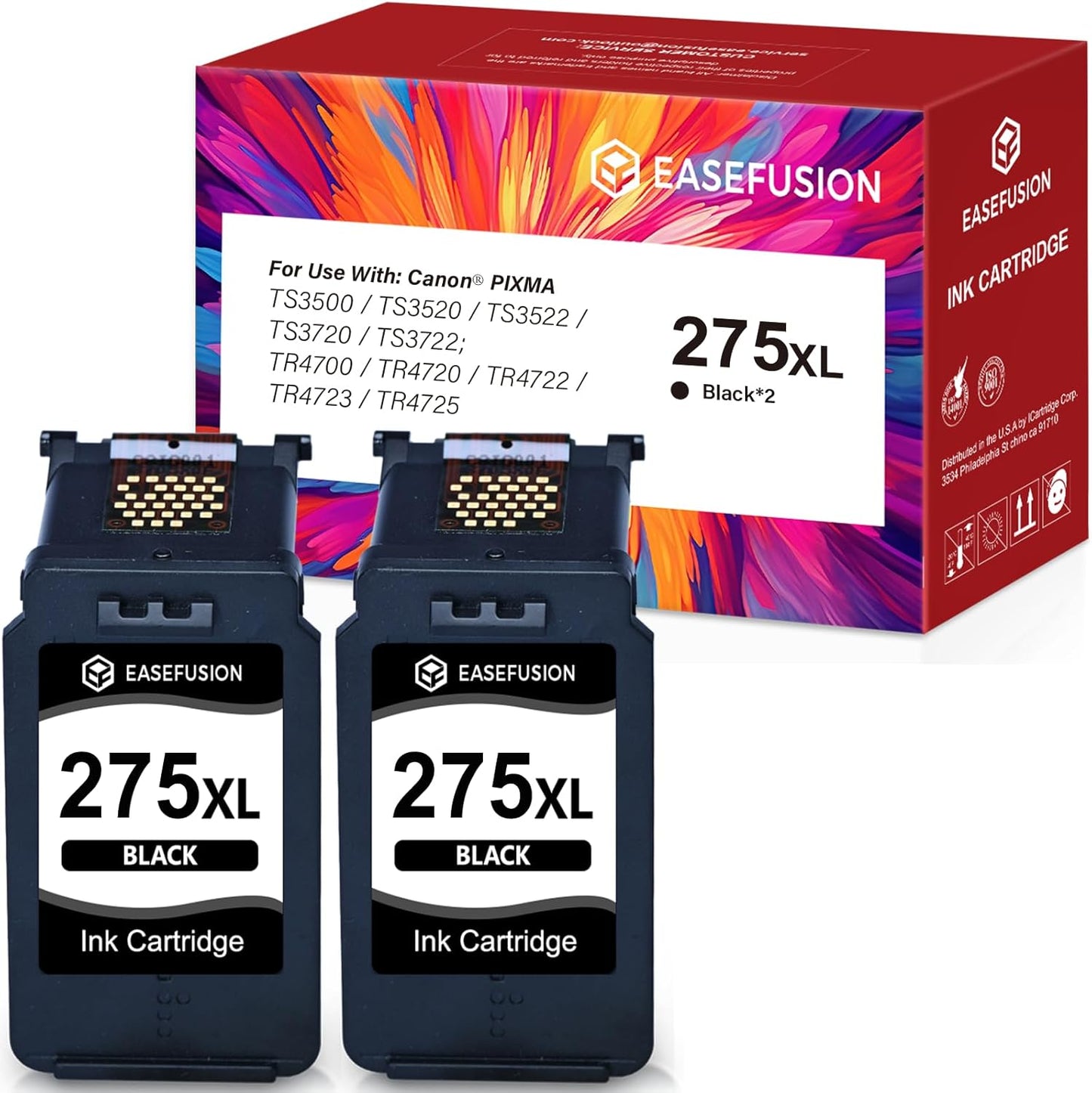PG-275XL Replacement for Canon Ink Cartridges - 2 Pack