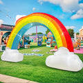 14FT Inflatable Rainbow Arch with Cloud - LED Yard Decoration