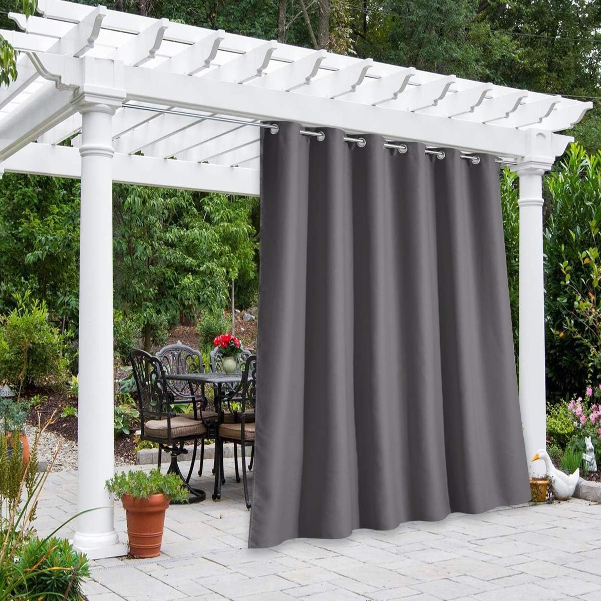 NICETOWN Extra Wide 84in Outdoor Curtain for Patio Privacy