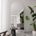 Full Length Arched Floor Mirror 65in x 22in - Freestanding or Wall