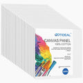Canvas for Painting 24pcs 12x12 Primed Canvas Boards - Value Pack