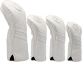 Vintage Synthetic Leather Golf Head Covers Set - 4-Pack
