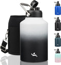 1 Gallon Jug with Handle 128 oz Insulated Water Bottle - Day Night