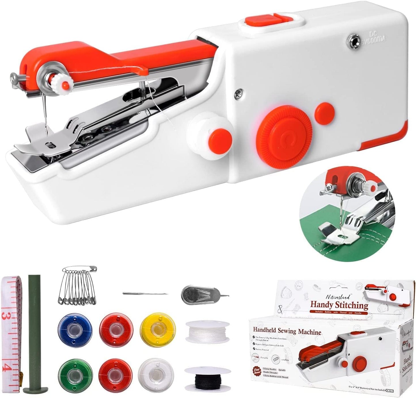 Quick Sew Handheld Mini Sewing Machine - Easy DIY