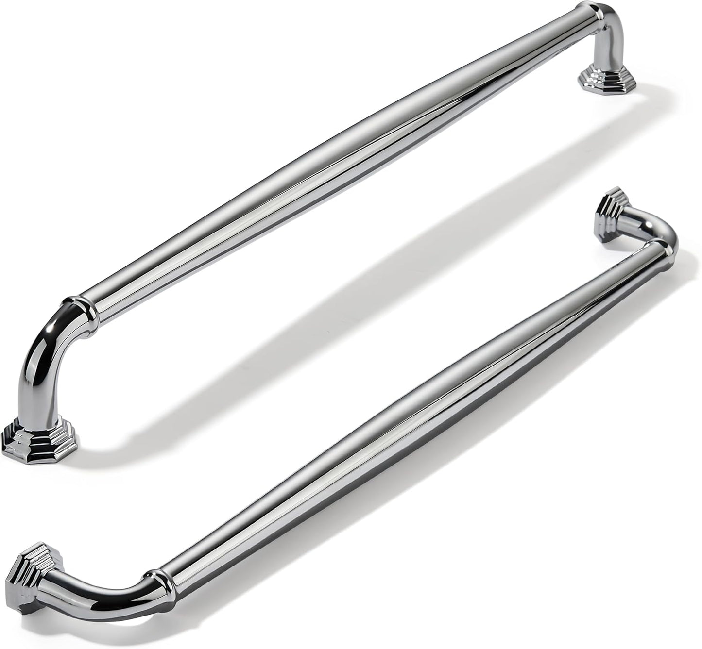 Polished Chrome Cabinet Pulls - Heavy Duty 12 Inch Handles