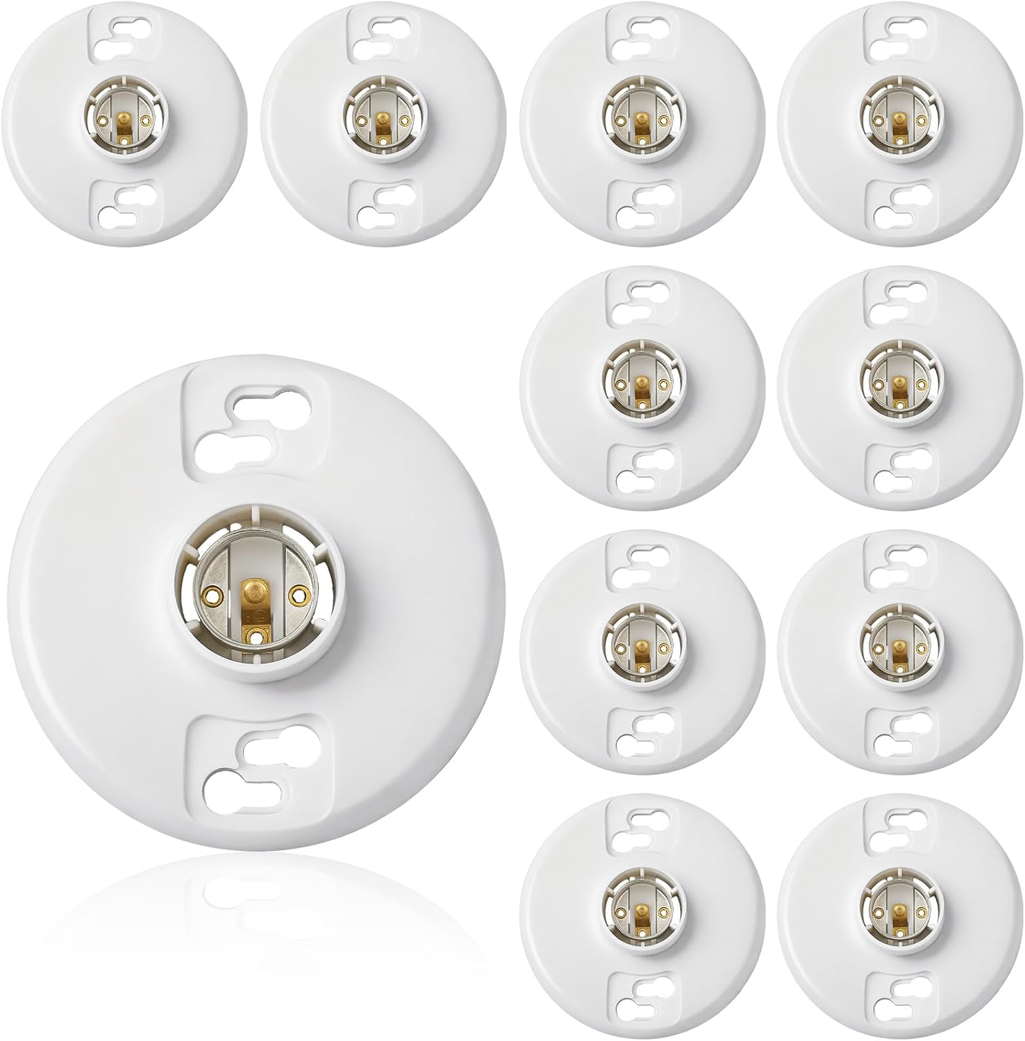 10 Pcs Medium Base E26 Lampholder for Versatile Lighting Needs