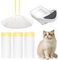 60 Count Cat Litter Box Liners for Litter Robot 4 and 3 - Thick