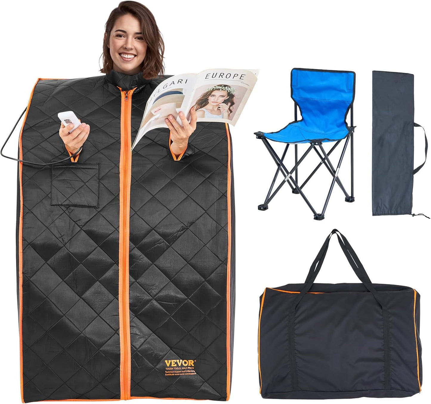 VEVOR Infrared Portable Sauna Tent for Home Spa Therapy