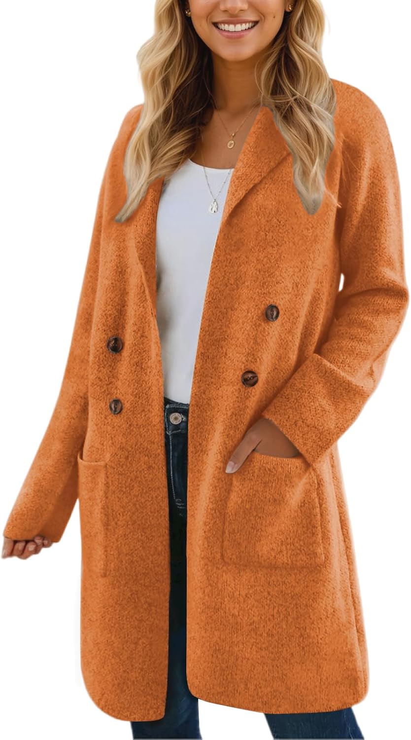 CiCiBird Women Fall Long Cardigan Sweater for Cozy Style