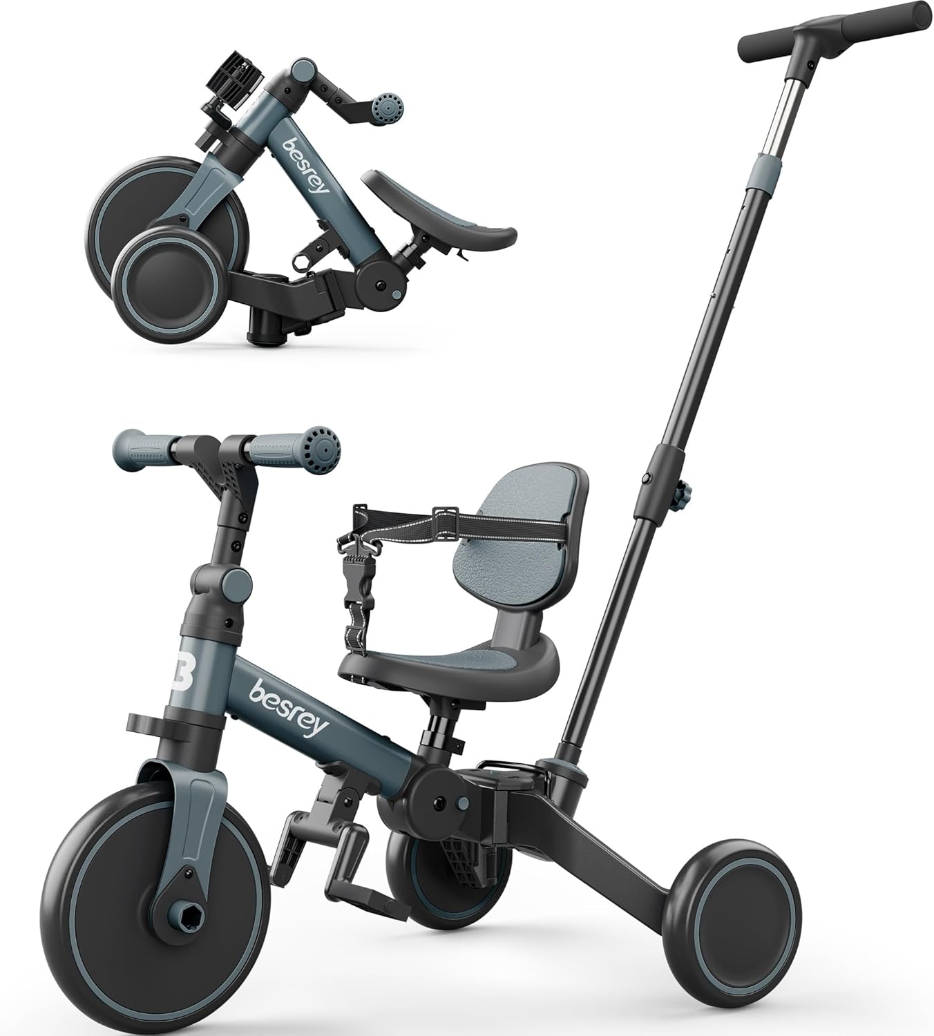 4 in 1 Toddler Bike for 1-3 Year Olds - Safe and Fun Trike