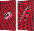 iPad Pro 11 Leather Wallet Case - Carolina Hurricanes Net Pattern