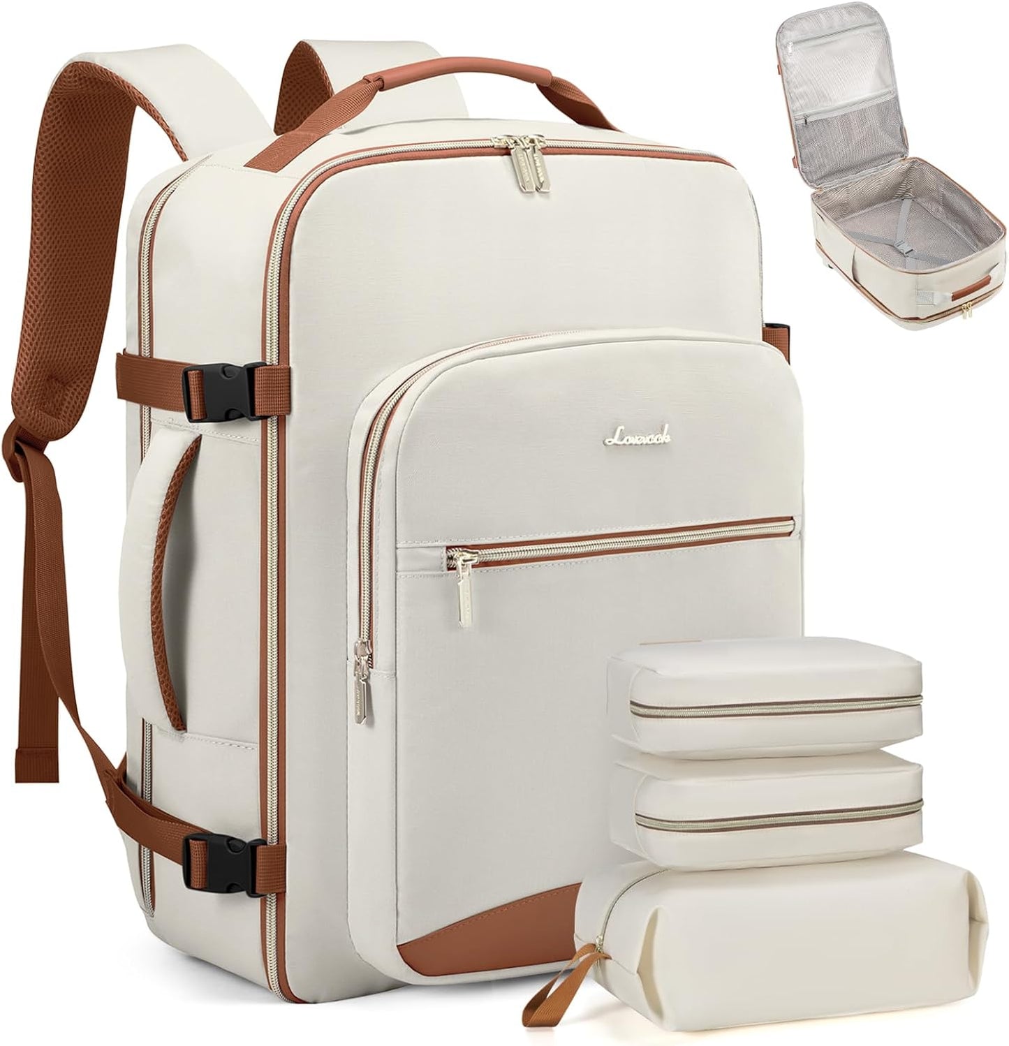 LOVEVOOK Travel Backpack 40L - Airline Approved Carry On Bag