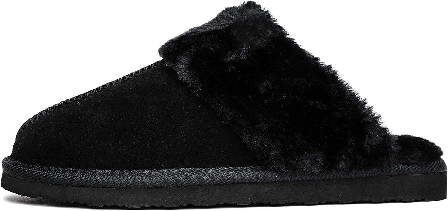 Minnetonka Women's Chesney Scuff Flat: Cozy Comfort and Style