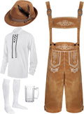 Toulite Oktoberfest Costume Set for Men - Complete 6-Piece