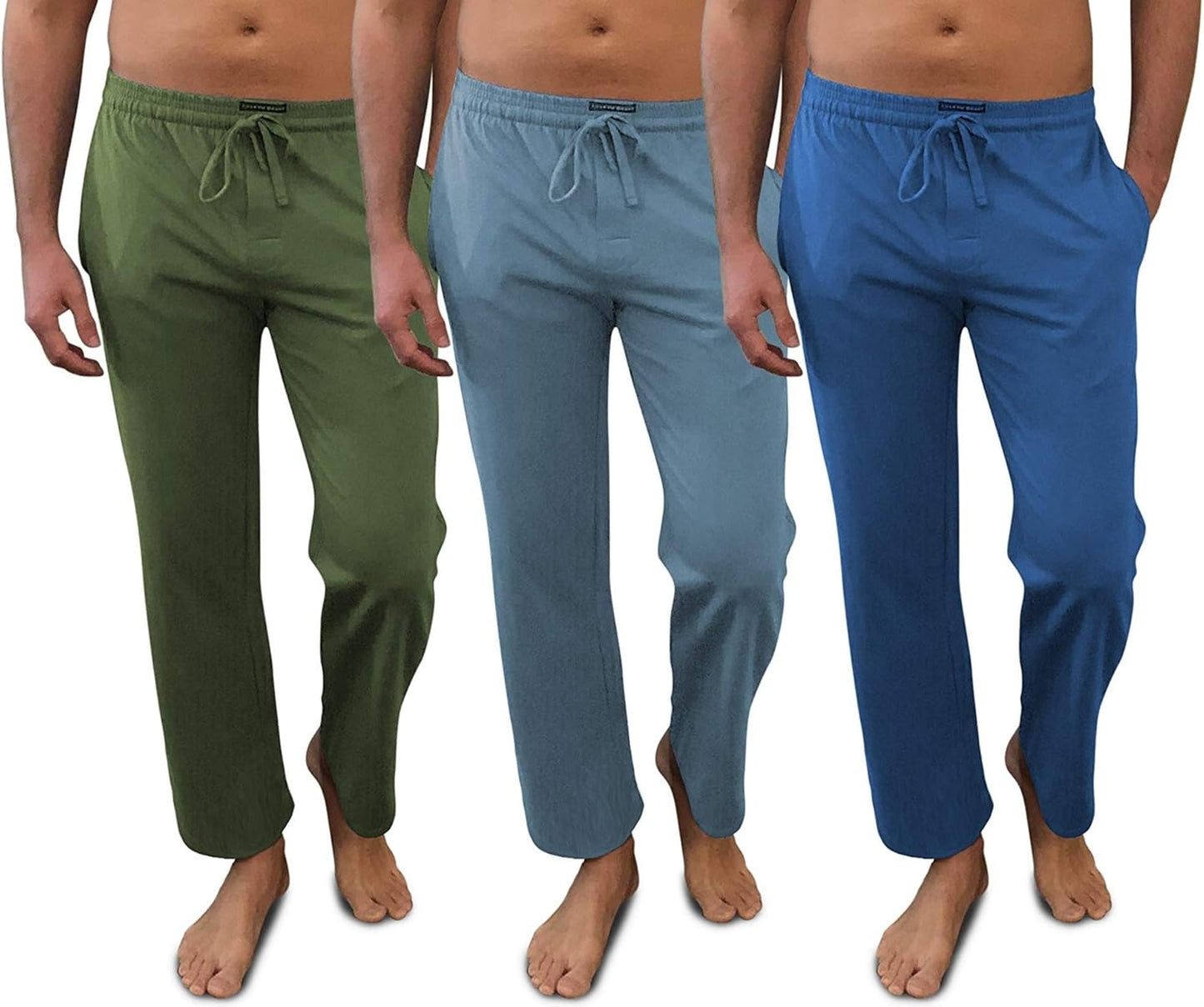 Andrew Scott Men's Lounge Pants - Soft Cotton Yoga Sleep Pants