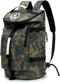 Camouflage Gym Duffle Bag Backpack 4-Way with Shoe Compartment