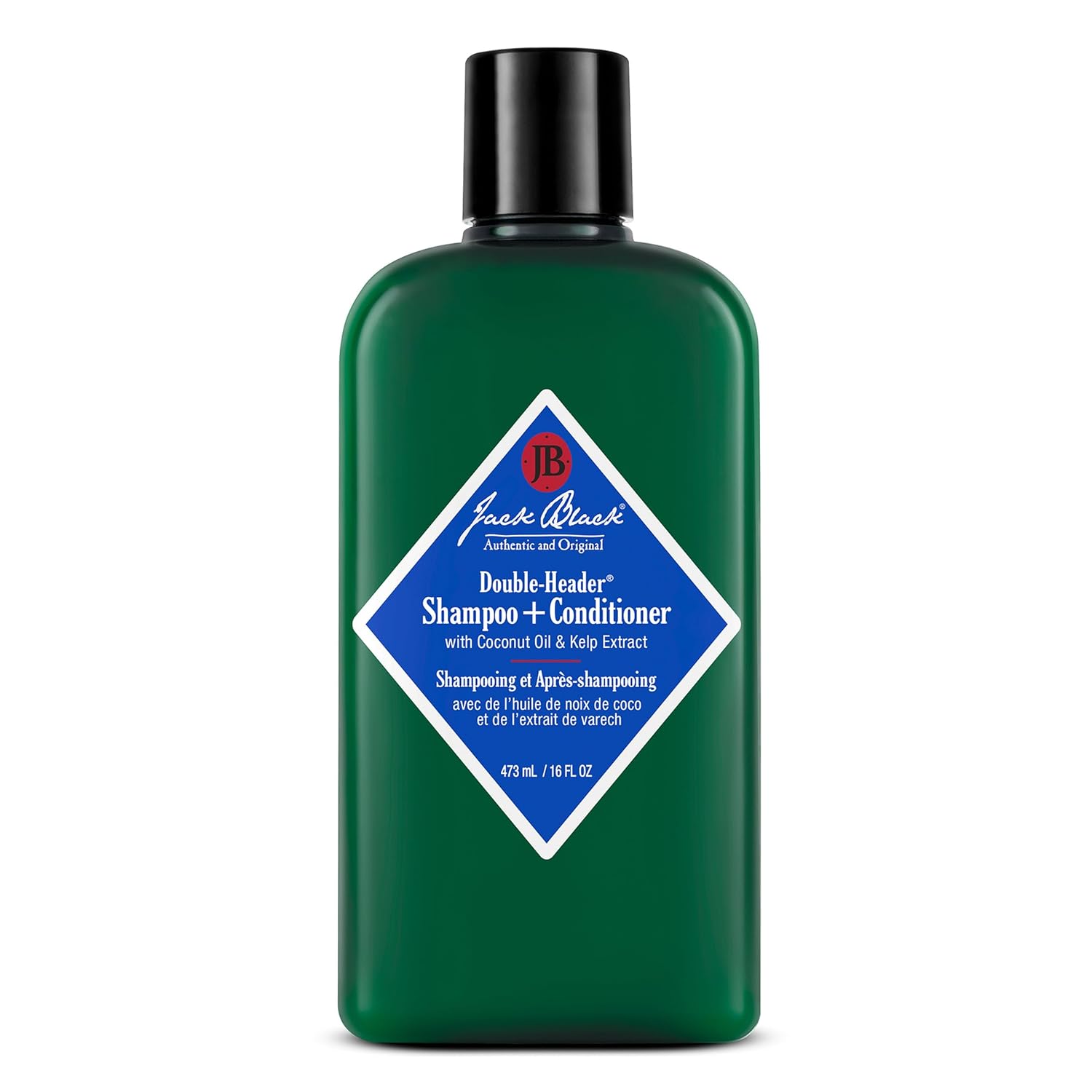 Jack Black Double-Header Shampoo + Conditioner for Healthy Hair