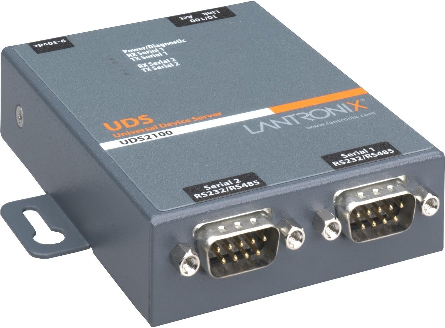 Lantronix 2 Port Serial Device Server for IP Ethernet Connectivity