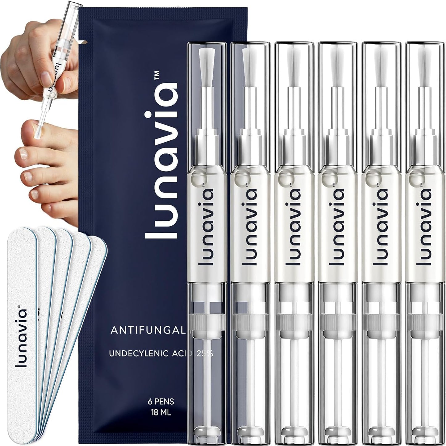 Antifungal Pen with 25% Undecylenic Acid for Nail Health