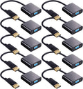 HDMI to VGA Adapter 20 Pack - Bulk Converters for Computers