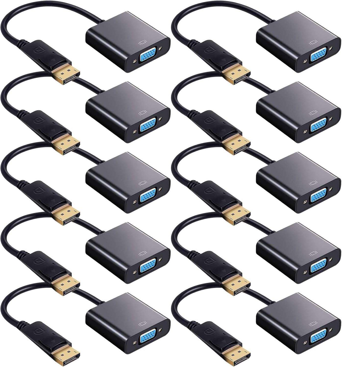 20 Pack HDMI to VGA Adapter Converter for Versatile Connections