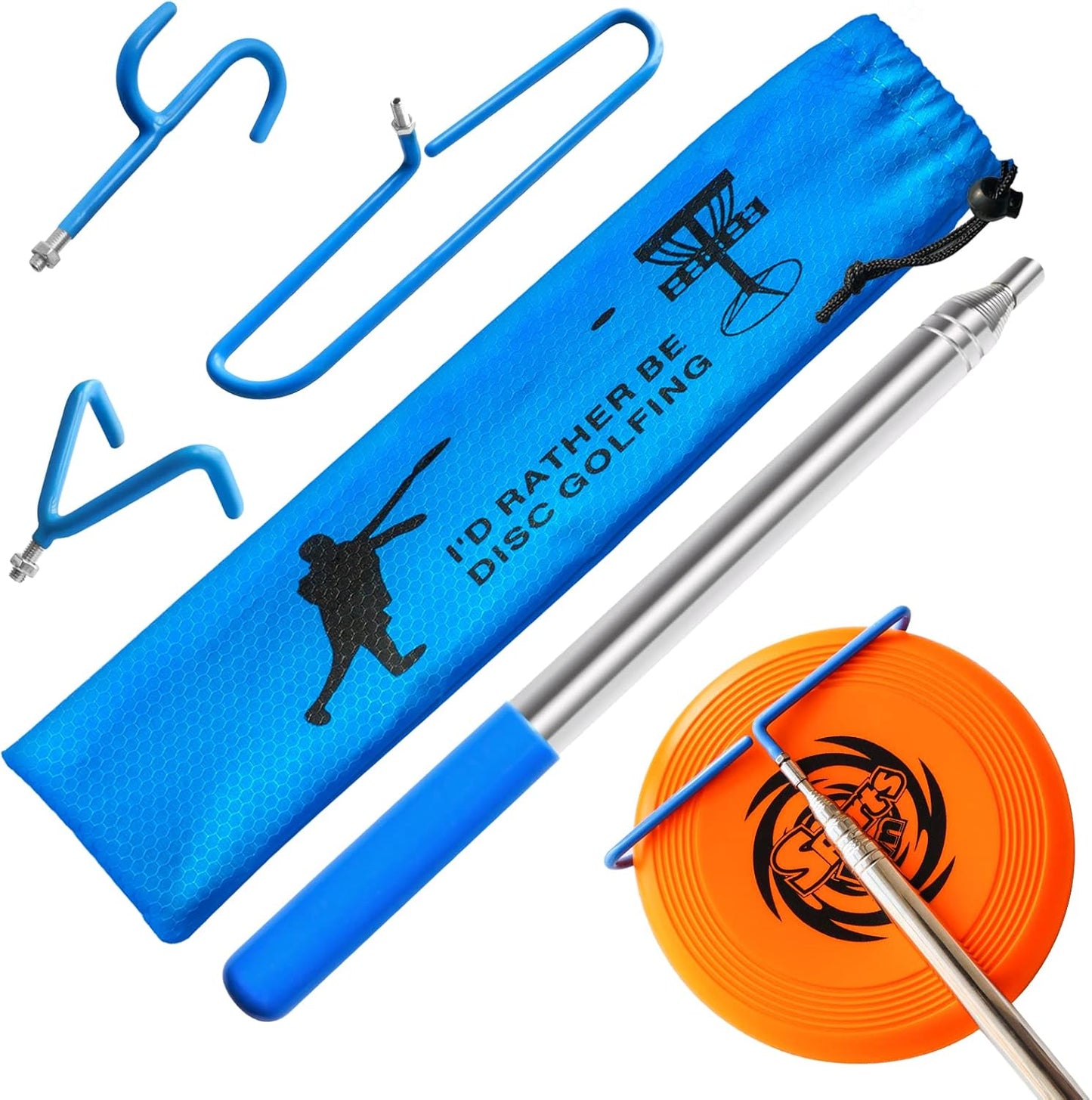 Extend Reach with 16ft Disc Golf Retriever