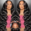 Glueless Wigs Human Hair 5x5 HD Lace Closure Body Wave 24in - Wear