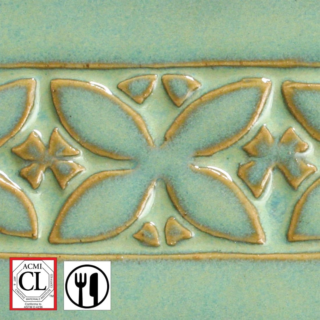 AMACO Potter's Choice High Fire Glaze Textured Turquoise Review