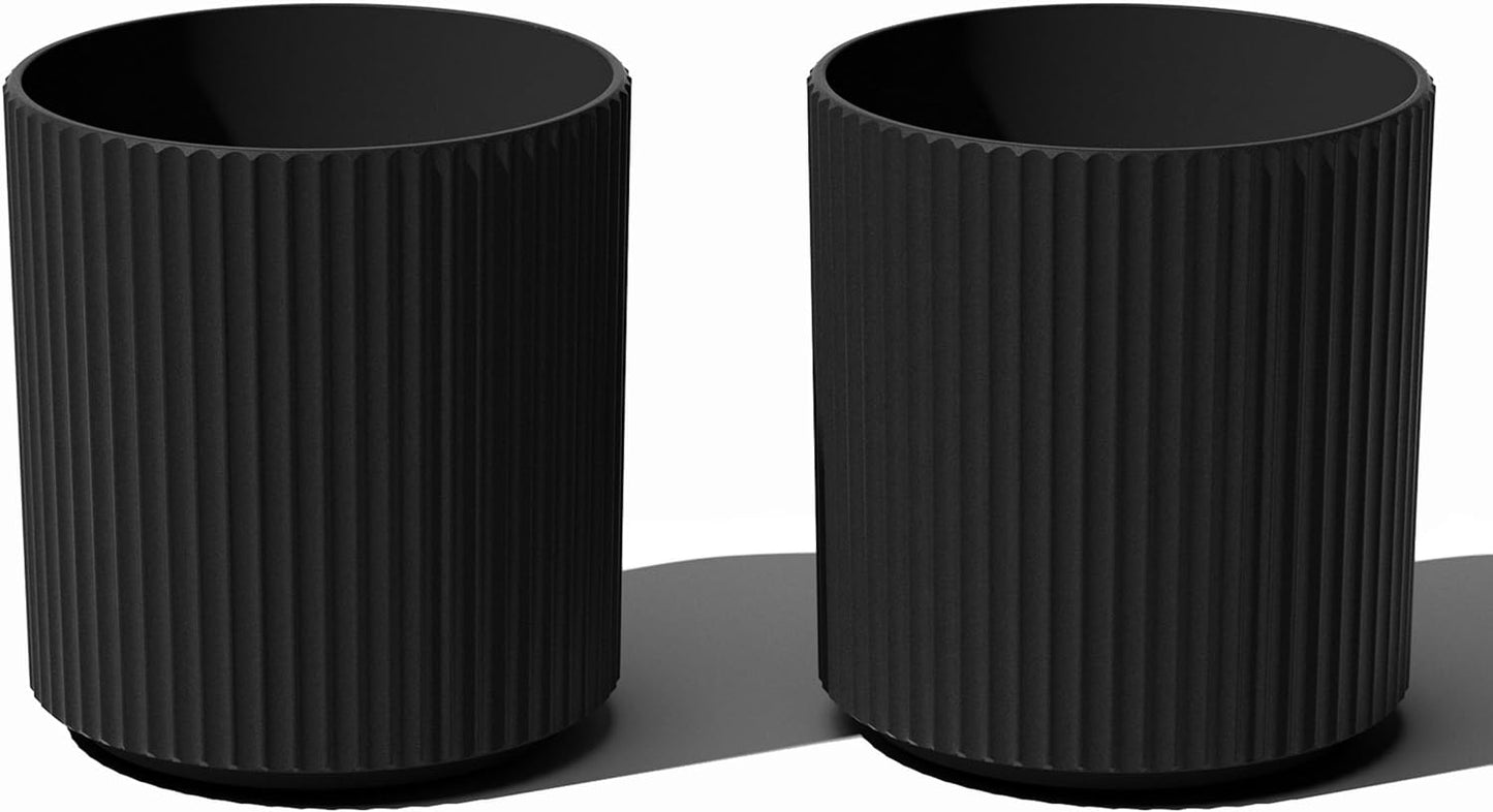 Veradek Demi Series Round Planter for Modern Decor and Plants