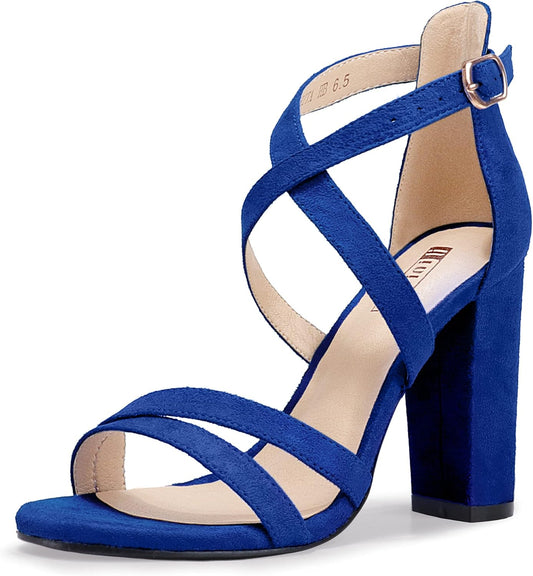 IDIFU Women's Chunky High Heel Sandal for Every Occasion