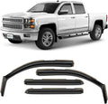 In-Channel Rain Guards for Chevrolet Silverado GMC Sierra 2014-2019