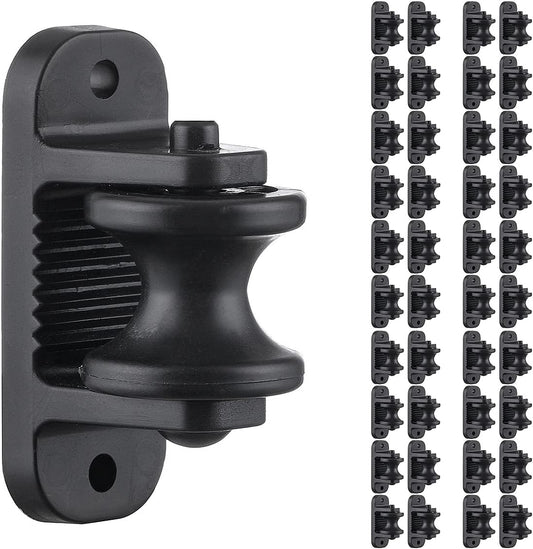 QMARK 40 Pack Electric Fence Wood Post Roller Insulators Review