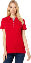 Tommy Hilfiger Solid Short Sleeve Polo - Classic Lightweight Comfort