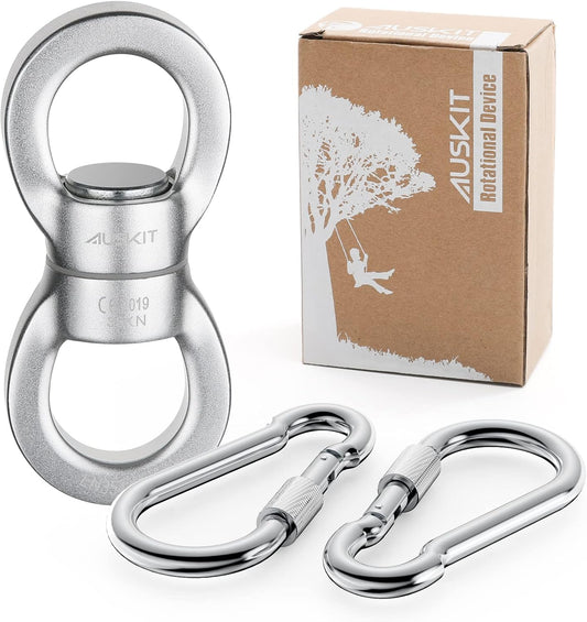 Silver Swing Swivel 35 KN Safest Rotational Device for Hanging