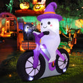Halloween Inflatable Ghost Rider 5 ft - LED Yard Decoration