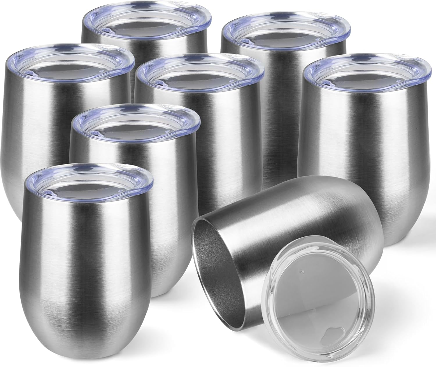 StarSpeed 12oz Wine Tumblers - Insulated Travel Mugs for All Drinks
