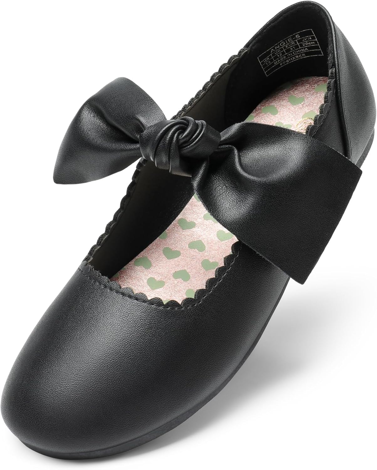 DREAM PAIRS Girls Ballerina Flats with Bow for Every Occasion