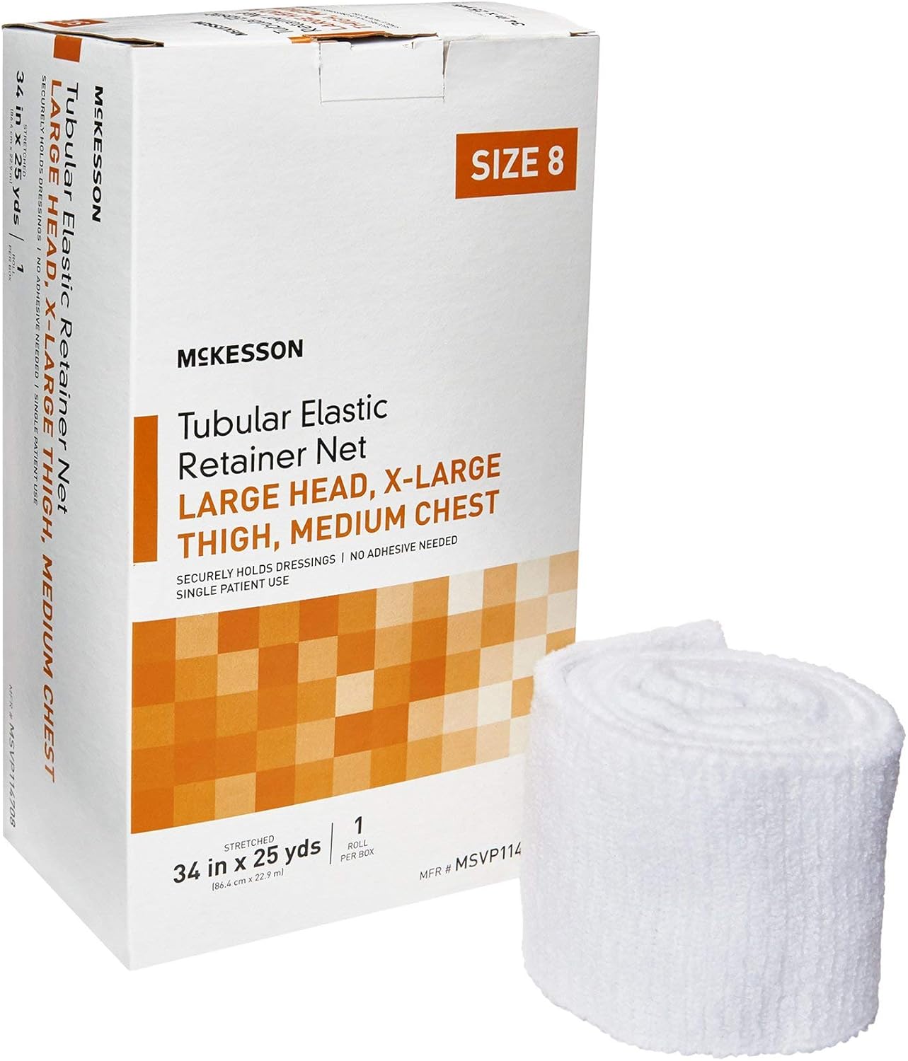 McKesson Tubular Elastic Retainer Net Dressing for Wound Care