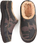 Zigzagger Men's Slip On Moccasin Slippers - Warm Indoor/Outdoor