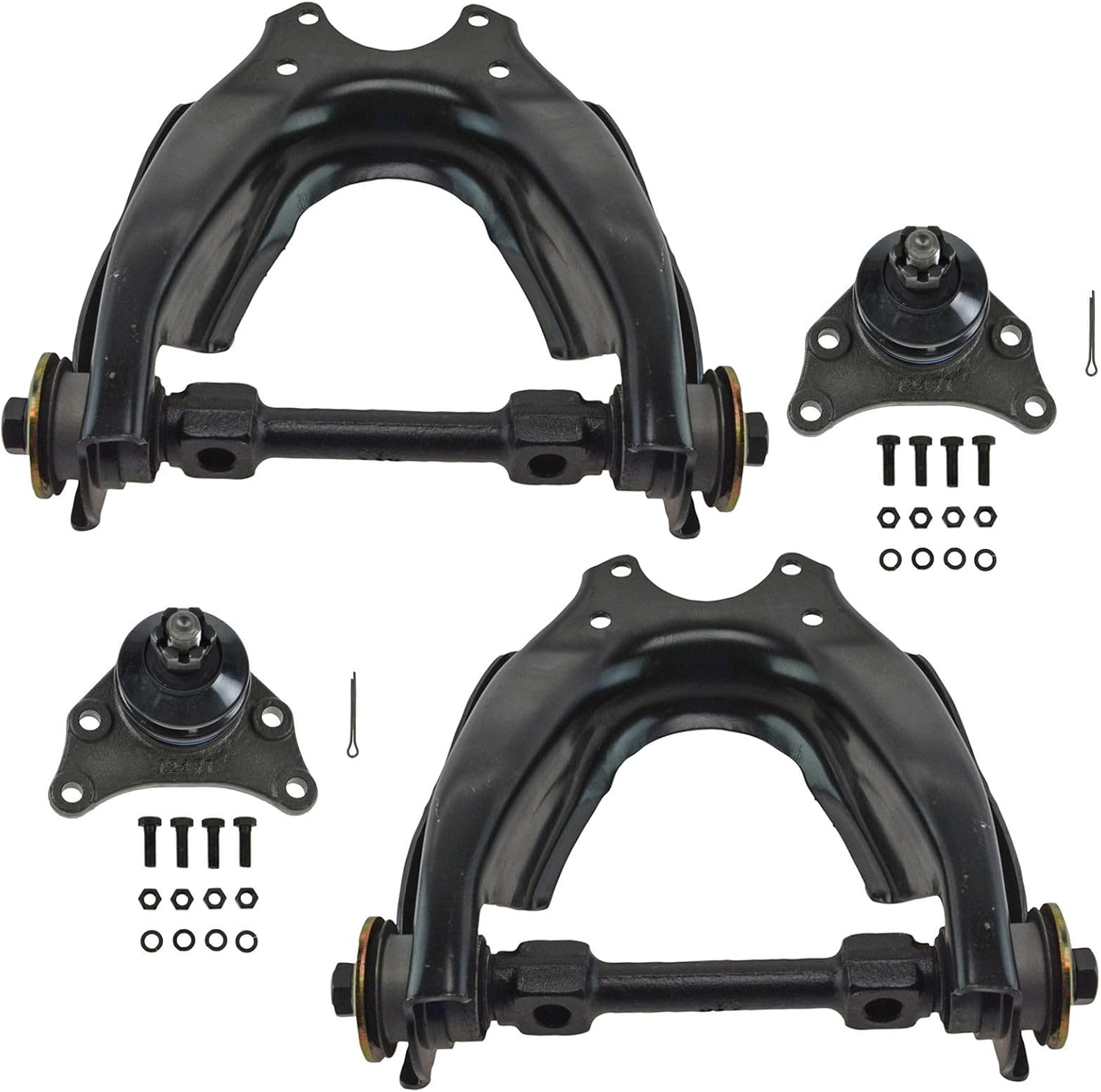 TRQ Front Upper Control Arm Set for 1989-1998 Toyota Pickup