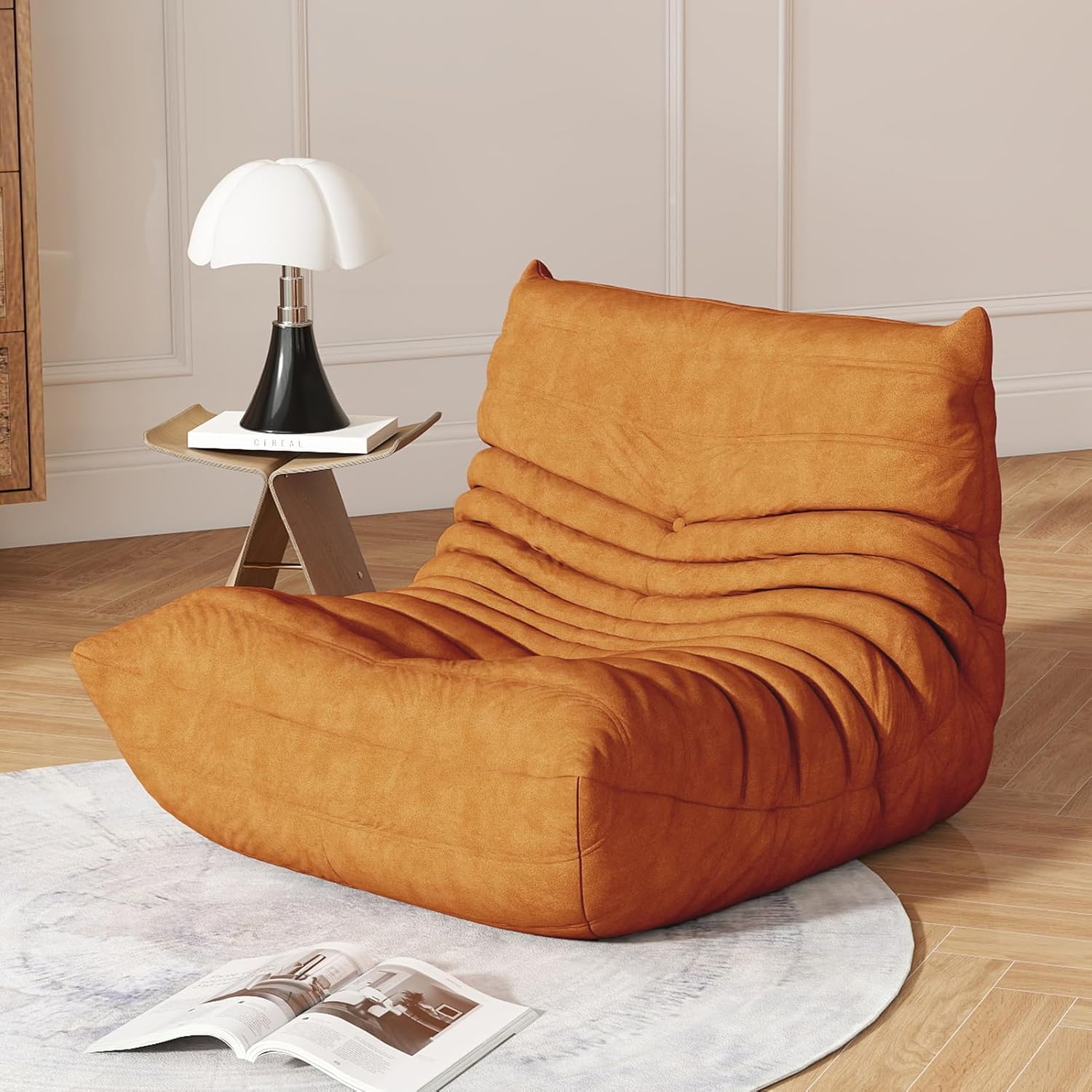 Bean Bag Chair for Adults - Soft Waterproof Fabric Comfort