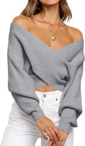 BTFBM Off The Shoulder Sweater for Women - Stylish & Cozy